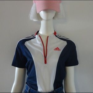 🔥Adidas climacool color blocked shirt